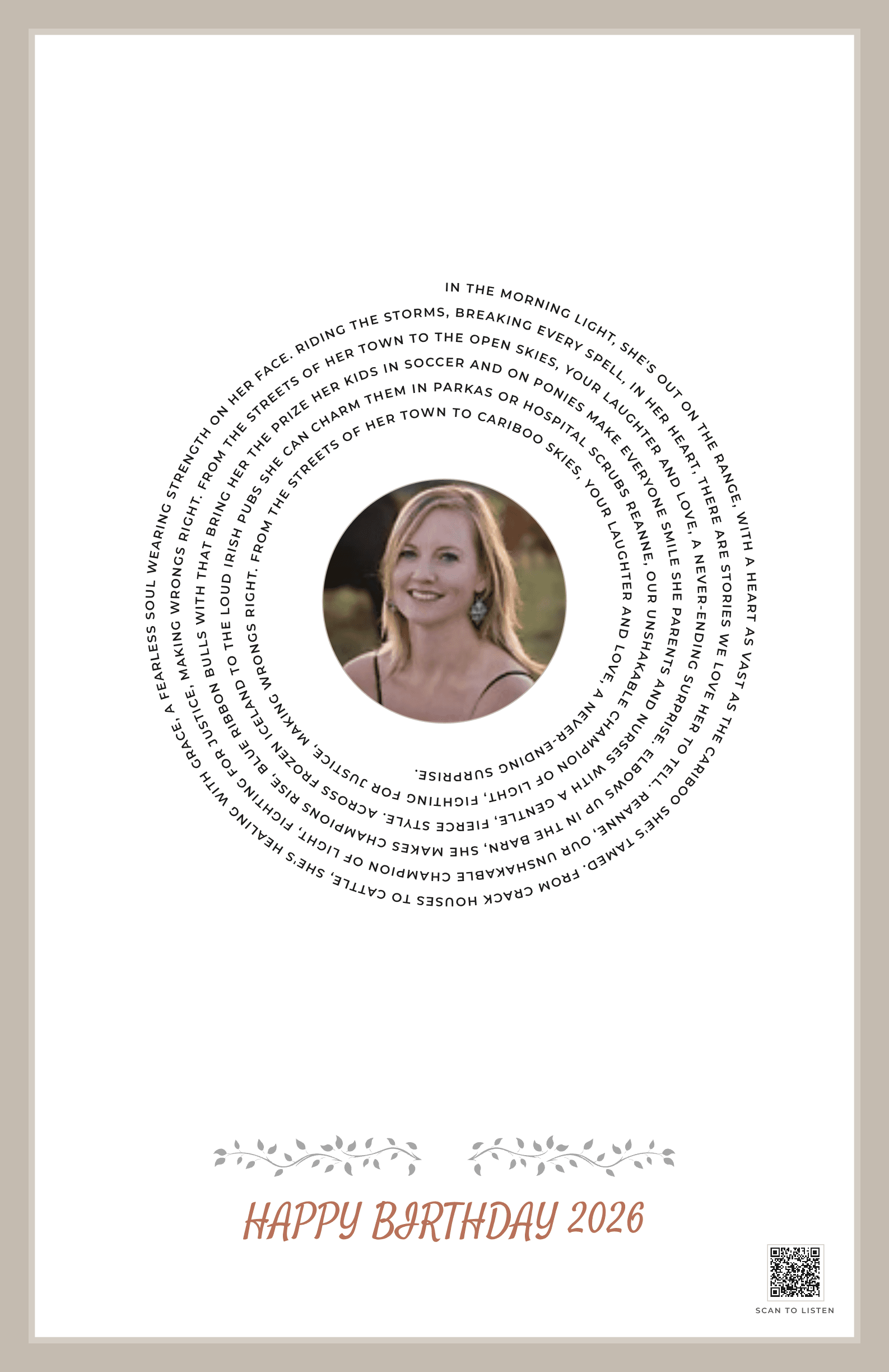 Reanne, Our Unshakable Champion
